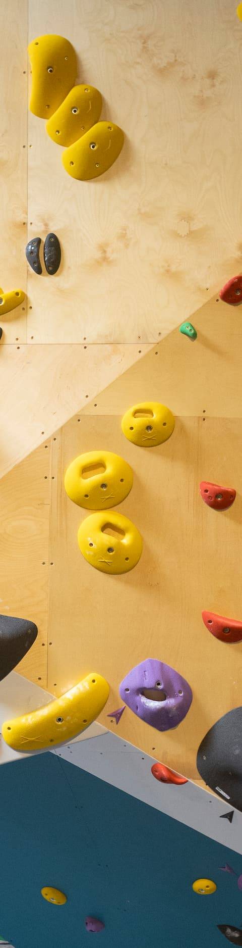 Close-up of hands covered in chalk